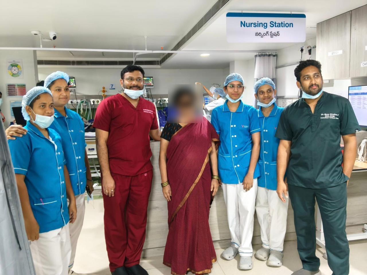 Woman Survives Three Cardiac Arrests with Timely Intervention at KIMS Hospital, Seethammadhara